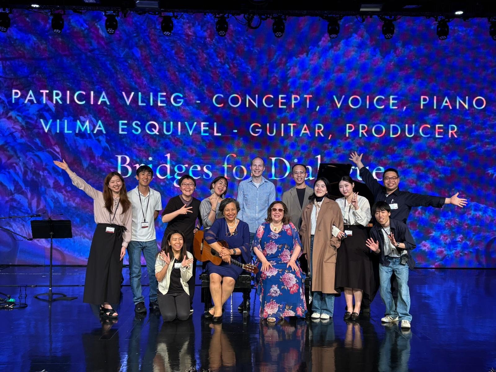 After Concert ① — with the Peace Boat production team
